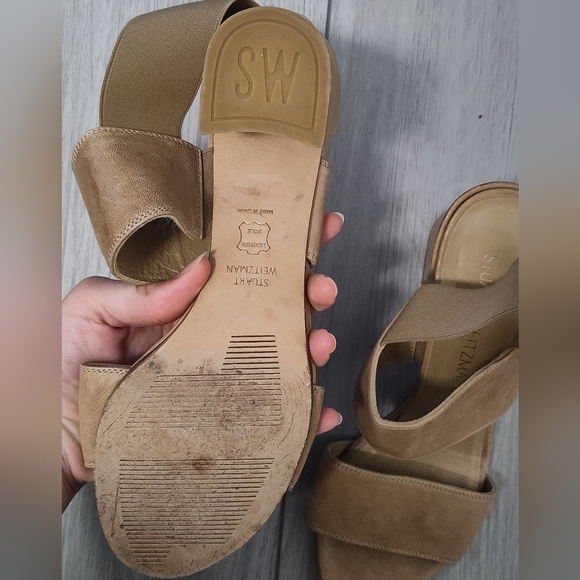 Stuart Weitzman Leather Heels - Picture 2 of 6